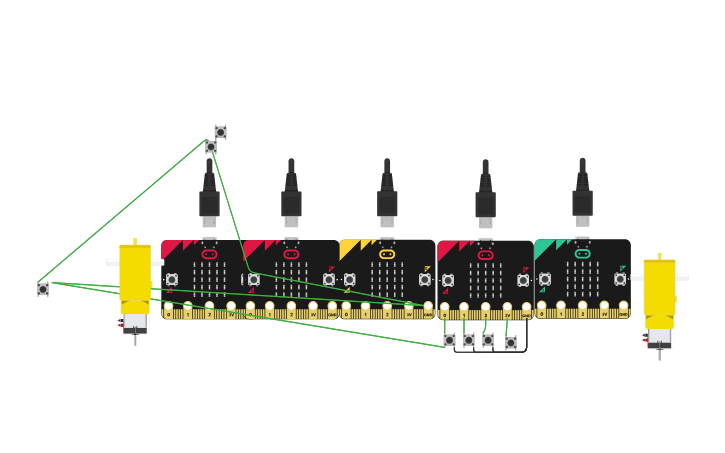 Circuit design Copy of Micro:bit Challenge - Tinkercad