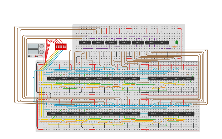 Circuit design Naresh Kumar B - 5x32 Decoder - Tinkercad