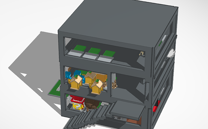 3D design My REAL Steal a Brainrot base - Tinkercad