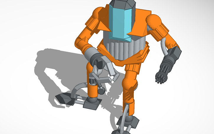 3D design Mech #template #Bossness - Tinkercad