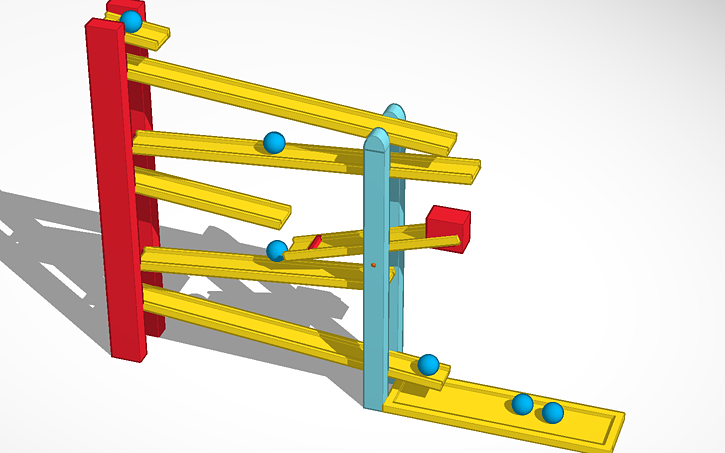 3D design Ball Run V.2 - Tinkercad