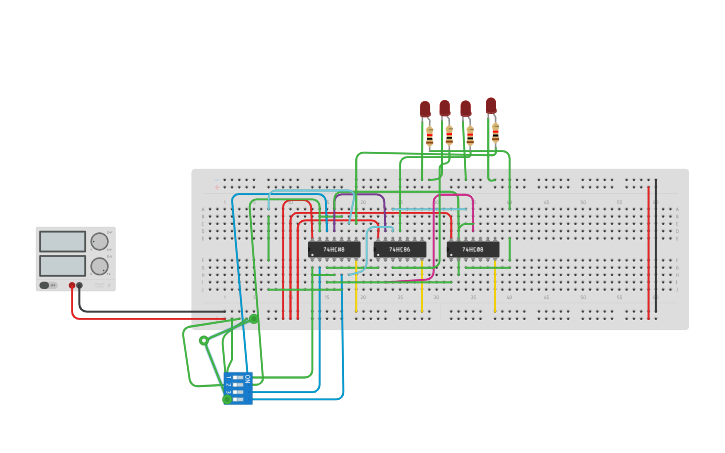 Circuit design Multiplier - Tinkercad