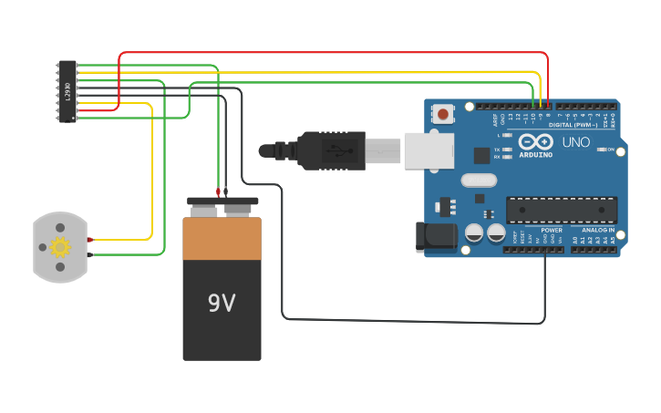 Circuit design mini project 6 - Tinkercad