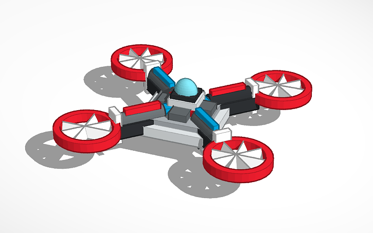 3D design Drone - Tinkercad