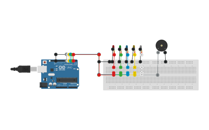 Circuit design Arduino Pattern_Kurihara - Tinkercad