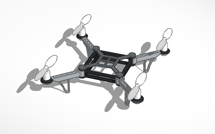 3D design Drone (Quadcopter) - Tinkercad
