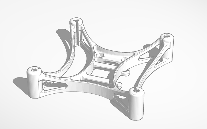 3D design MicroCopter Frame - Tinkercad