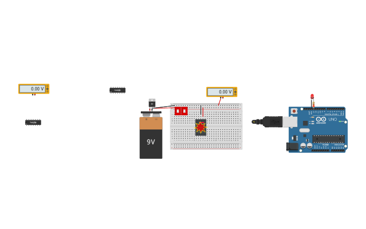 Circuit design 7 SEGMENT LED DECODER - Tinkercad