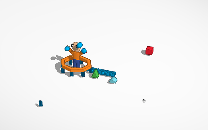 3D design Dave's recovery juggling invention - Tinkercad