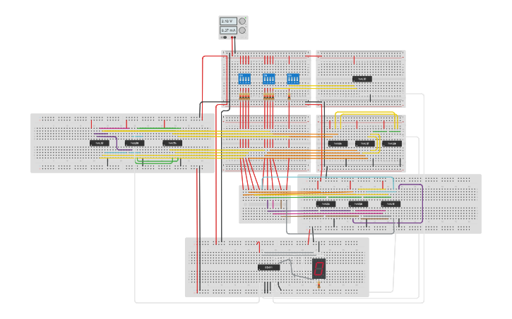 Circuit design 9-input Priority Encoder + 7-Segment Decoder System ...
