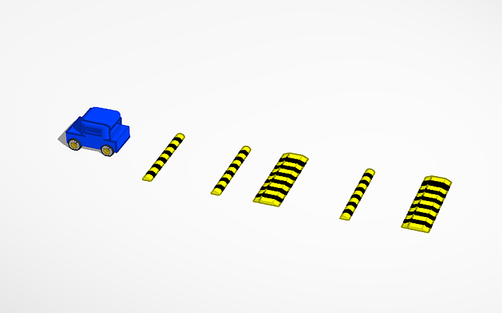 3D design keyboard controlled car - Tinkercad