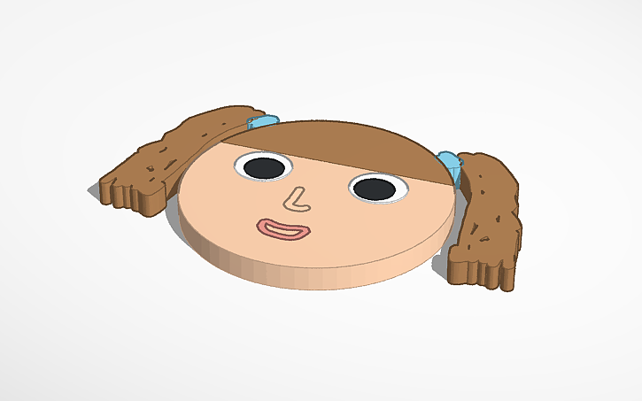 3D design face - Tinkercad