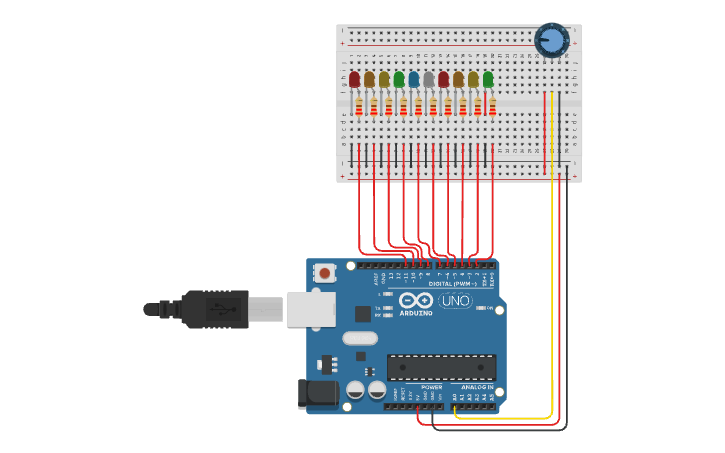 Circuit design Module 2 Assessment 3 - Tinkercad