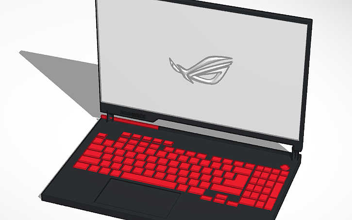 3D design Asus Rog Strix G17 - Tinkercad