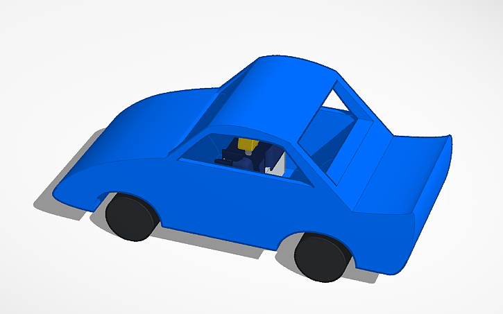 3D design Car using Sim Lab ijkl keys - Tinkercad