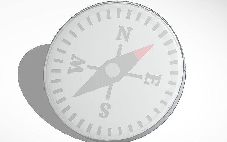 3D design COMPASS - Tinkercad