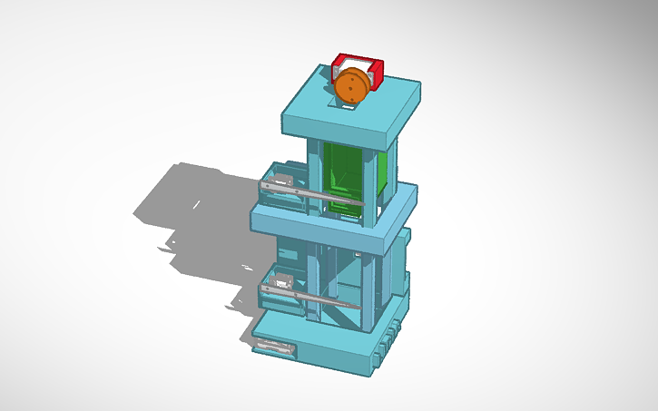 Elevator Using Arduino Basic 3D design Arduino Robotic Elevator - Tinkercad