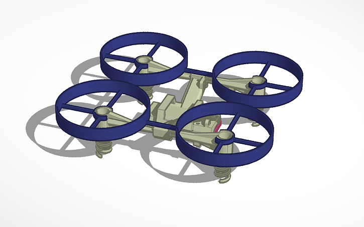 3D design Drone Frame - Tinkercad