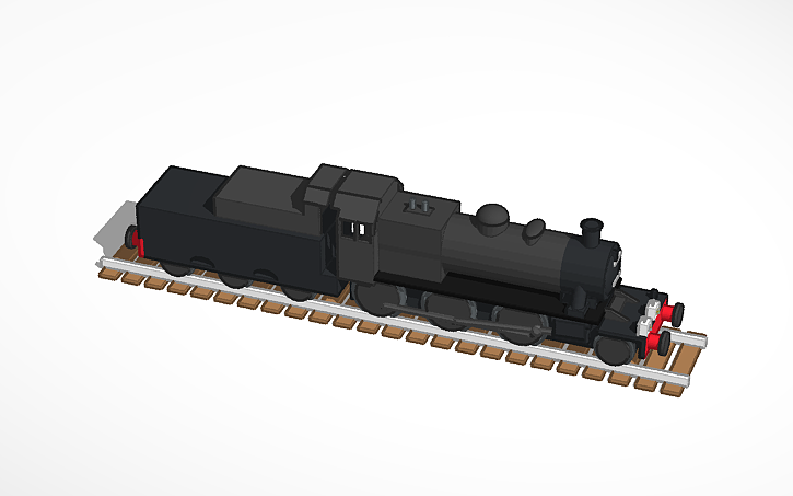 Barry Tender Engine 3D design LMS 2-6-0 Ivatt 2MT Class Tender Engine(Barry The Rescue ...