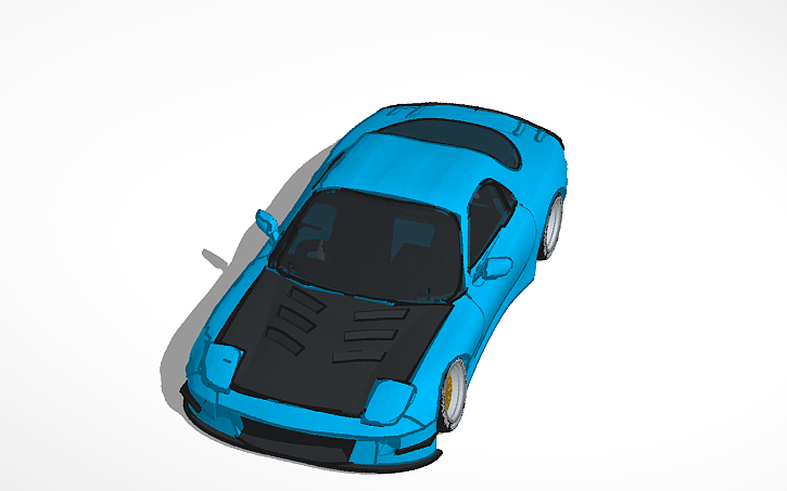 3D design Mazda RX7 - Tinkercad