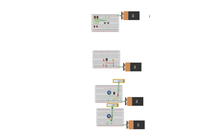 Circuit design Transistor as a switch,inverter and amplifier - Tinkercad