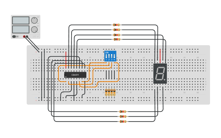 Circuit design decoder - Tinkercad