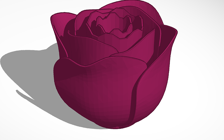 3D design Rose - Tinkercad