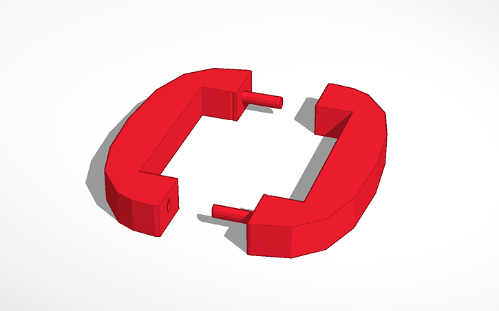 3D design Chain connector - Tinkercad