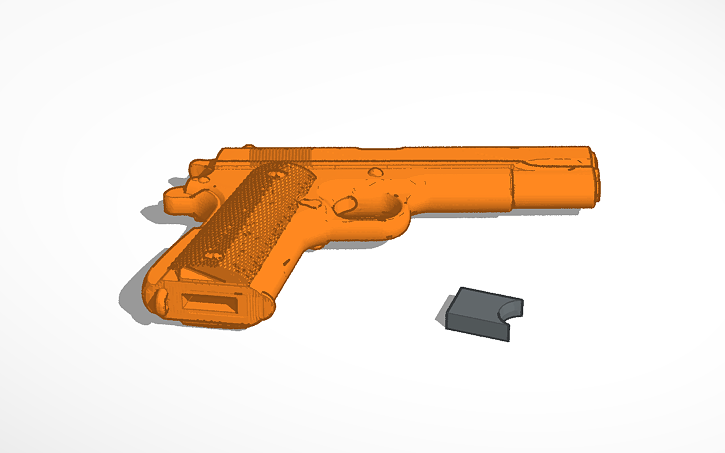 3D design 1911 Colt A1 - Tinkercad