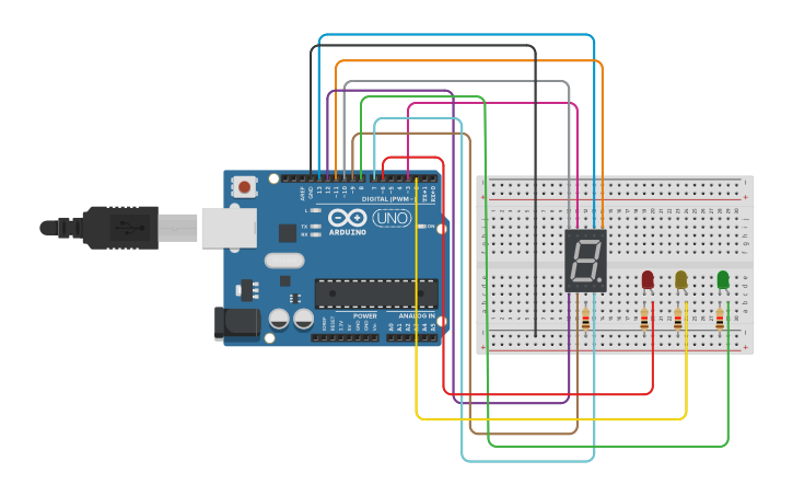 Circuit design ROBOTICS - Tinkercad