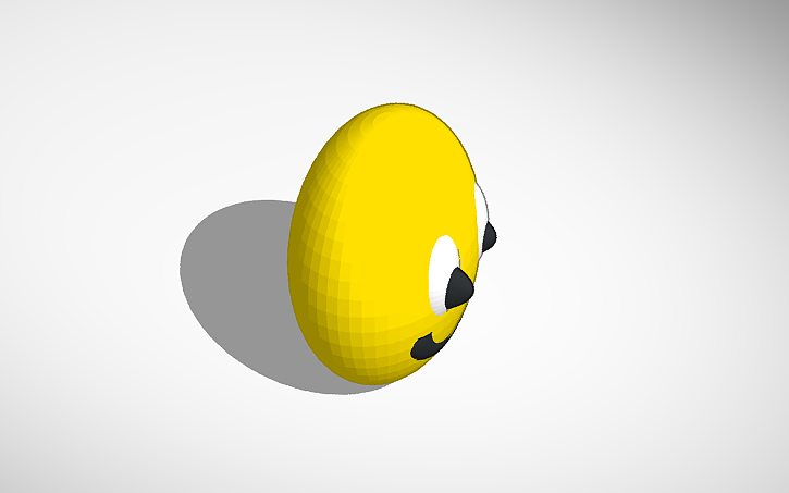 3D design smile face - Tinkercad