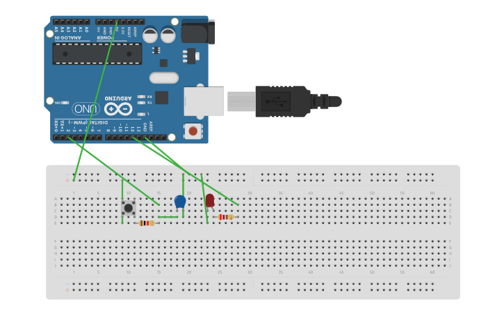 Circuit design Arduino 4 - Tinkercad