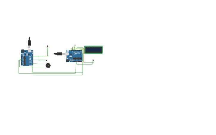 Circuit design Morse Code - Tinkercad