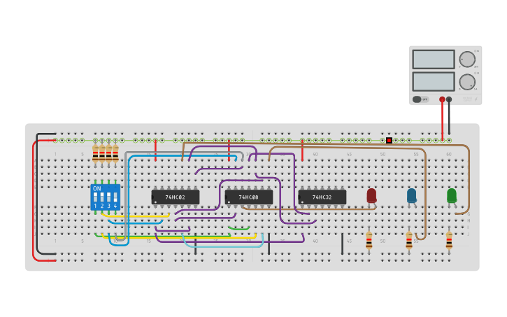 Circuit design Combinational Logic circuits - Tinkercad