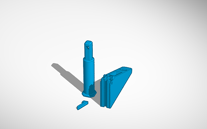 3D design Re-make_Spool_Holder_With_Rail_Mount - Tinkercad