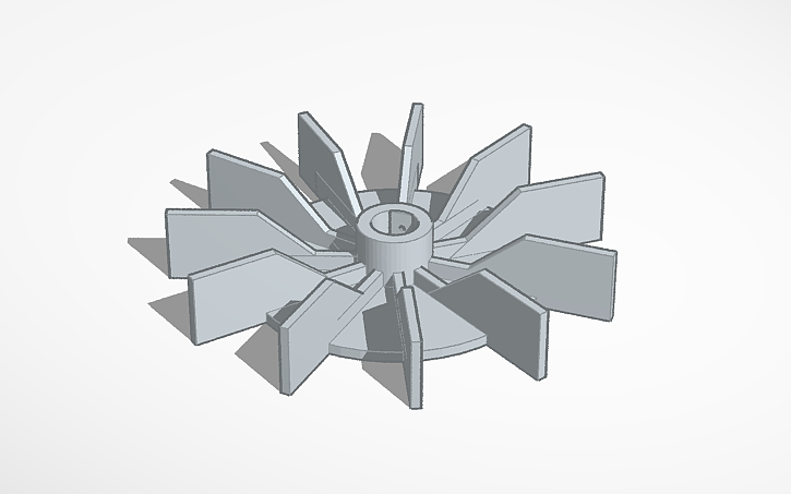 3D design Motor Fan - Tinkercad