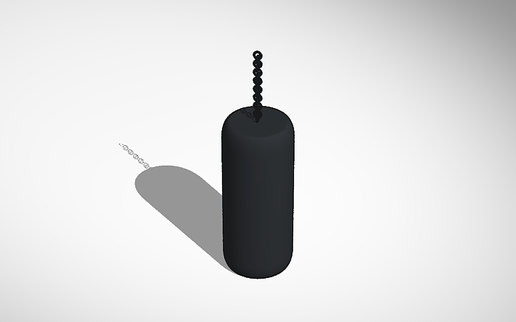 3D design boxing punch - Tinkercad