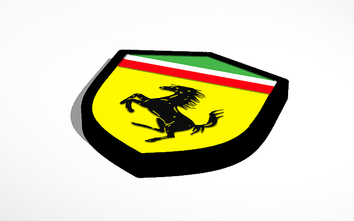 3D design Ferrari - Tinkercad