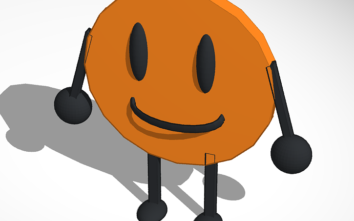 3D design BFDI Coiny - Tinkercad