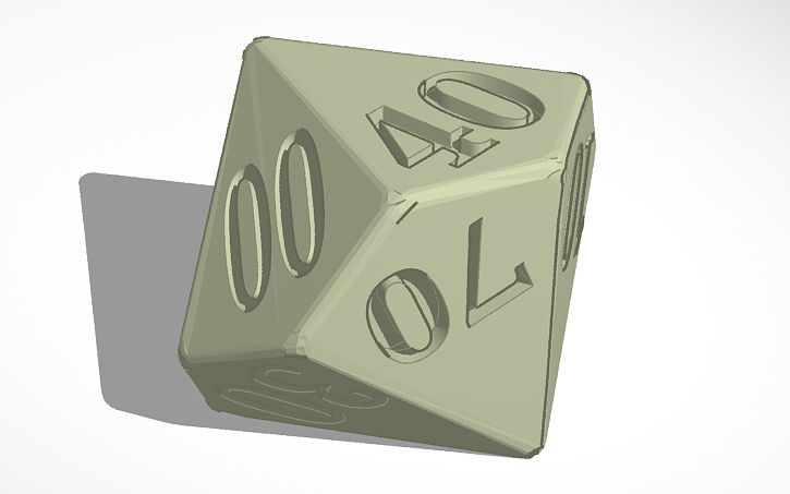 3D design D100 - Tinkercad