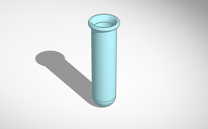 3D design Test Tube - Tinkercad