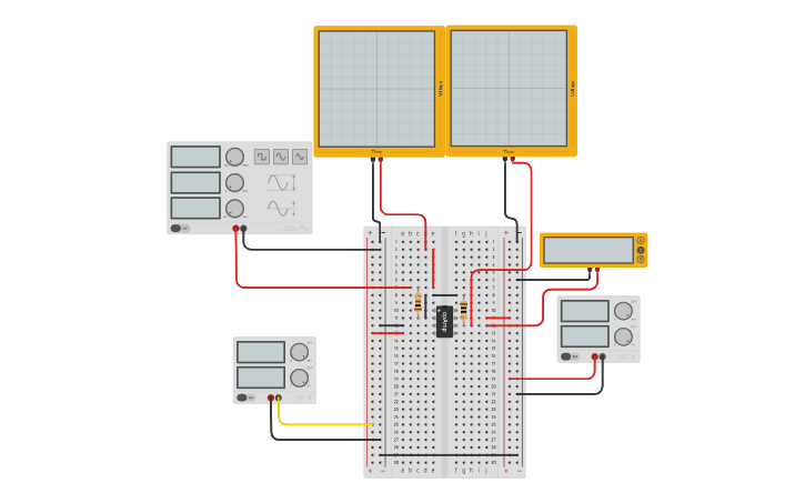 Circuit design P1 Inversor - Tinkercad