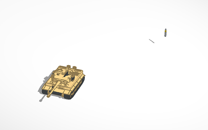 3D design TİGER 1 - Tinkercad