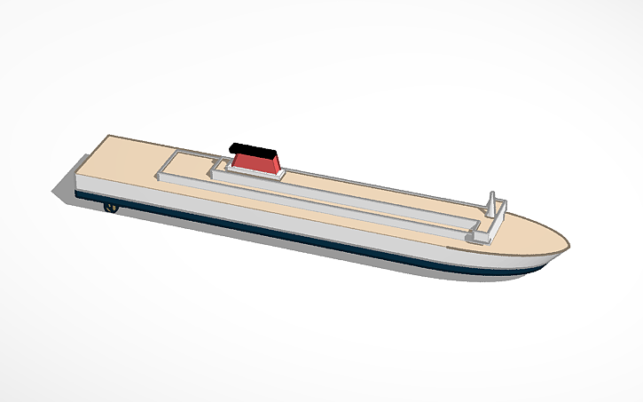 3D design Simple Ferry - Tinkercad