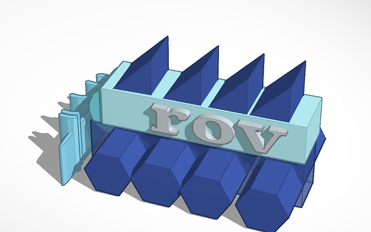 3D design rov - Tinkercad