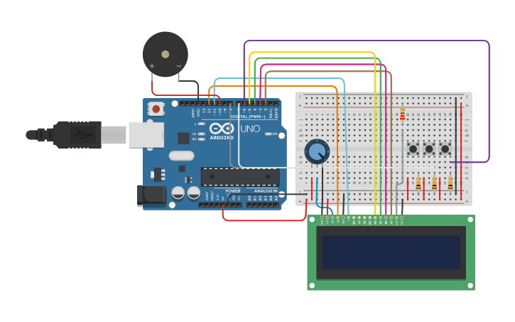 Circuit design watch - Tinkercad