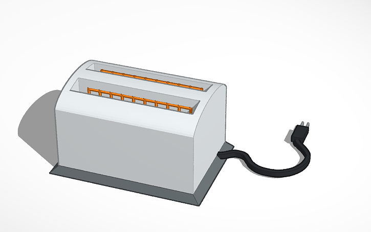 3D design Toaster - Tinkercad