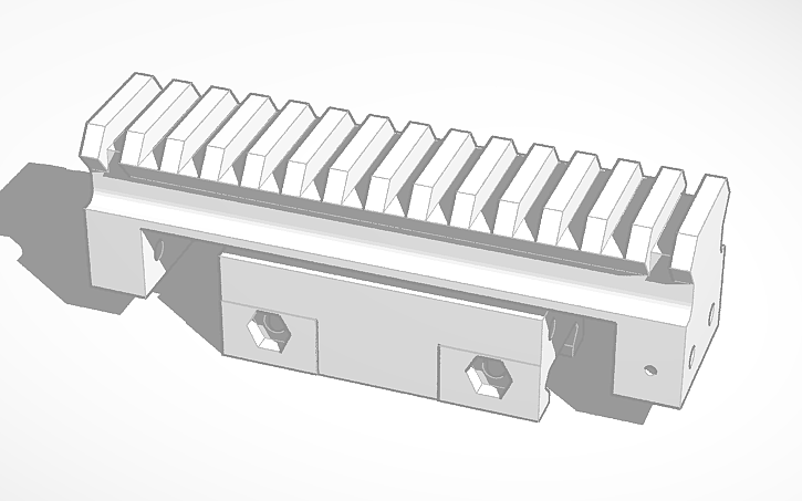3D design scope mount 2 - Tinkercad