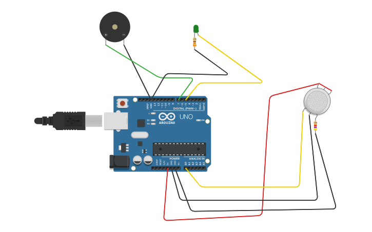 cigarette smoke sensor arduino DIY Detector Shield using MQ2 Gas Smoke Detection using MQ-2 Gas