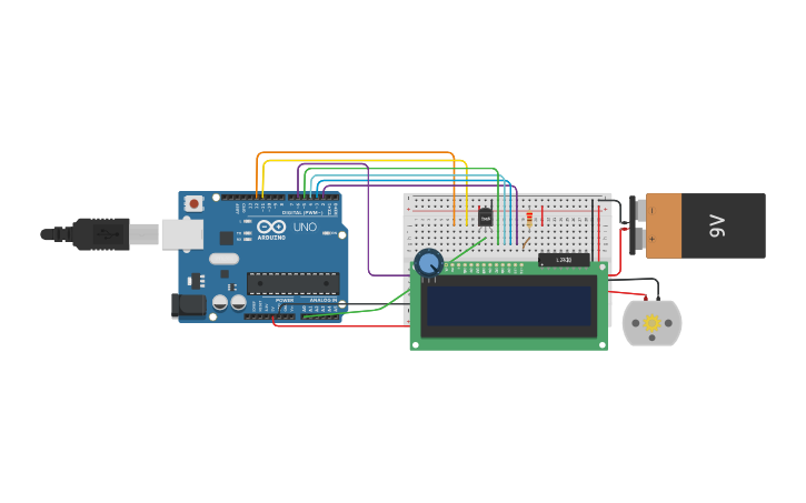 Circuit design CPS Project automated ac control - Tinkercad